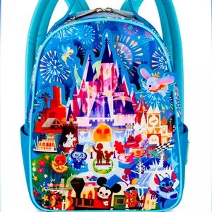 SOLD- Disney Loungefly Backpack collaboration with Joey Chou